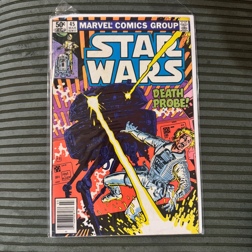Marvel Star Wars 45 March 1981 Death Probe Luke Skywalker Bronze Age Comic Book
